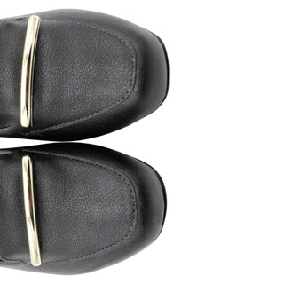 Foto 5 | Foto 5 | Flats Clásicas Exterior Piel Vegana Color Negro Para Mujer De Rbcollection