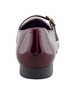 Foto 3 | Foto 3 | Flat De Charol Vino Con Correa Ajustable Para Mujer