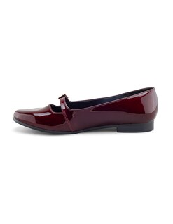 Foto 4 | Foto 4 | Flat De Charol Vino Con Correa Ajustable Para Mujer