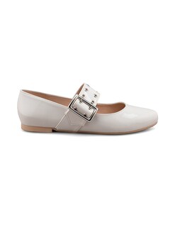 Foto 2 | Foto 2 | Flat De Charol Crema Con Hebilla Para Mujer - Diseño Moderno Y Sofisticado