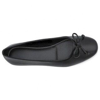 Foto 4 | Foto 4 | Flats Clásicas Exterior Piel Vegana Color Negro Para Mujer De Rbbasics