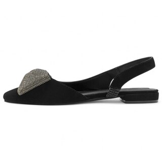 Foto 3 | Foto 3 | Flats Puntales Exterior Gamuza Color Negro Para Mujer De Rbcollection
