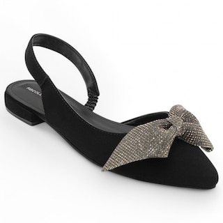 Foto 1 | Foto 1 | Flats Puntales Exterior Gamuza Color Negro Para Mujer De Rbcollection