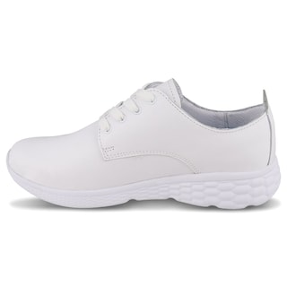 Foto 3 | Foto 3 | Zapatos Enfermeria de Piel Dominiq 2871 Blanco Unisex