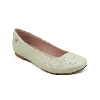 Foto 4 | Foto 4 | Balerina Chabelo Para Niña Casual Color Charol Hueso 21-25 Beige