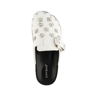 Foto 4 | Foto 4 | Mule Brillo Flat Zapato Moda Para Mujer Walki Akemi Blanco