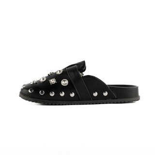 Foto 2 | Foto 2 | Mule Brillo Flat Zapato Moda Para Mujer Walki Akemi Negro