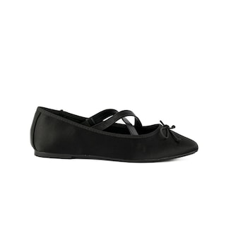 Foto 1 | Foto 1 | Balerina Zapato Moda Flat Brillos Para Mujer Walki Salma Negro