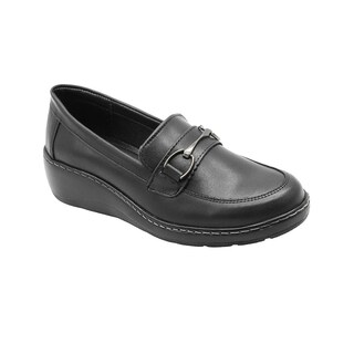 Foto 1 | Foto 1 | Zapato Piso Confort Para Mujer Piel Color Negro Suavecito Negro