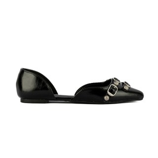Foto 1 | Foto 1 | Balerina Flat Zapato Plano Moda Casual De Mujer Walki Helena Negro