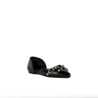 Foto 5 | Foto 5 | Balerina Flat Zapato Plano Moda Casual De Mujer Walki Helena Negro