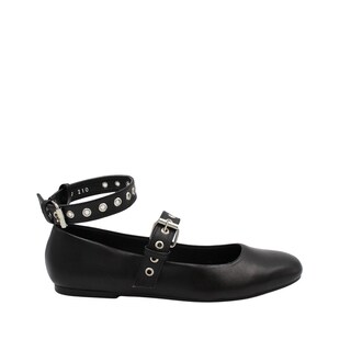 Foto 1 | Foto 1 | Balerina De Punta Redonda Para Dama Doble Látigo Con Hebilla Mia