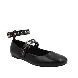 Foto 2 | Foto 2 | Balerina De Punta Redonda Para Dama Doble Látigo Con Hebilla Mia