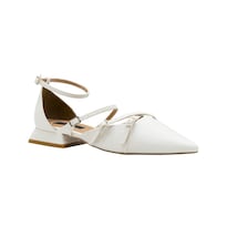 Balerina Flats Salamandra Para Mujer Moda Tendencia Beige