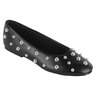 Foto 1 | Foto 1 | Flats Clásicas Exterior Piel Vegana Color Negro Para Mujer De Rbcollection
