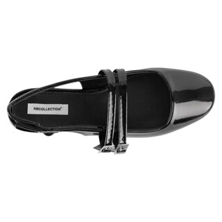 Foto 3 | Foto 3 | Flats Puntales Exterior Charol Color Negro Para Mujer De Rbcollection