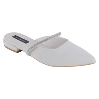 Foto 1 | Foto 1 | Flats Puntales Exterior Piel Vegana Color Blanco Para Mujer De Rbcollection