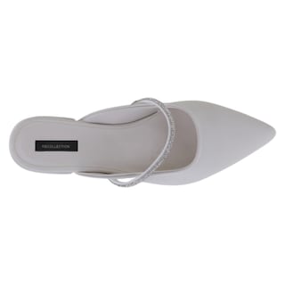 Foto 3 | Foto 3 | Flats Puntales Exterior Piel Vegana Color Blanco Para Mujer De Rbcollection