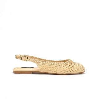 Foto 1 | Foto 1 | Balerina Zapato Moda Flat Tejido Para Mujer Walki Lidia Beige