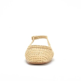 Foto 2 | Foto 2 | Balerina Zapato Moda Flat Tejido Para Mujer Walki Lidia Beige