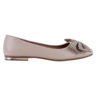 Foto 2 | Foto 2 | Flats Clásicas Exterior Piel Vegana Color Beige Para Mujer De Rbcollection