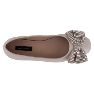 Foto 3 | Foto 3 | Flats Clásicas Exterior Piel Vegana Color Beige Para Mujer De Rbcollection