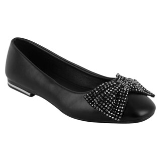 Foto 1 | Foto 1 | Flats Clásicas Exterior Piel Vegana Color Negro Para Mujer De Rbcollection