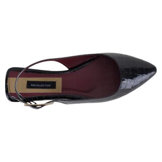 Foto 3 | Foto 3 | Flats Puntales Exterior Charol Color Negro Para Mujer De Rbcollection