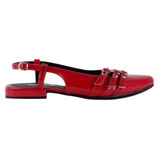 Foto 2 | Foto 2 | Flats Puntales Exterior Charol Color Rojo Para Mujer De Rbcollection