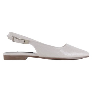 Foto 2 | Foto 2 | Flats Puntales Exterior Charol Color Blanco Para Mujer De Rbcollection