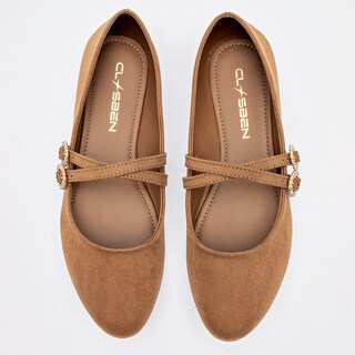 Foto 3 | Foto 3 | Clasben Balerina Para Mujer Camel