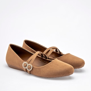 Foto 2 | Foto 2 | Clasben Balerina Para Mujer Camel