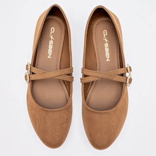 Foto 3 | Foto 3 | Clasben Balerina Para Mujer Camel