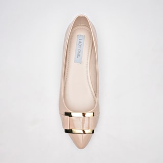 Foto 2 | Foto 2 | Lady One Balerina Para Mujer Beige Charol