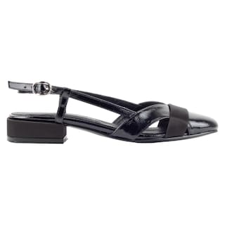 Foto 2 | Foto 2 | Flats Clásicas Exterior Piel Vegana Color Negro Para Mujer De Rbcollection