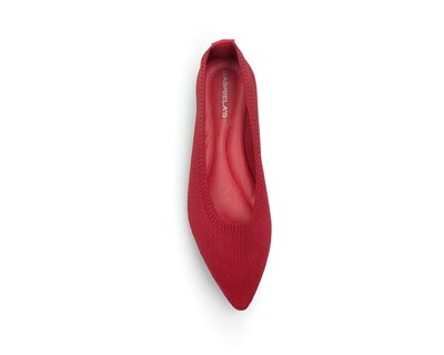 Foto 3 | Foto 3 | Flats Color Rojo Textil Material Sintético