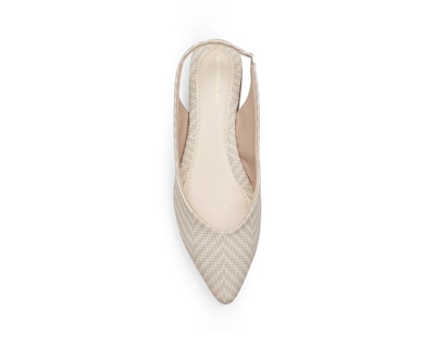 Foto 3 | Foto 3 | Balerina Color Beige Resorte Material Sintetico