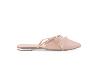 Foto 2 | Foto 2 | Balerina Color Nude Brillos Material Sintetico