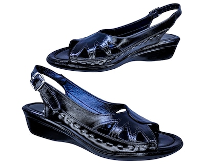 Foto 5 | Foto 5 | Sandalias para Mujer Enco Footwear de Piel Negras