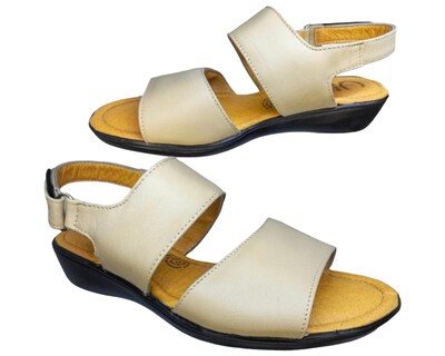 Foto 3 | Foto 3 | Sandalias para Mujer Enco Footwear de Piel Soft Comfort Beiges