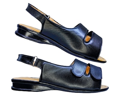 Foto 7 | Foto 7 | Sandalias Enco Footwear en Piel de Borrego Negras para Mujer