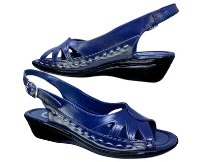 Foto 4 | Foto 4 | Sandalias Enco Footwear de Piel Azules para Mujer