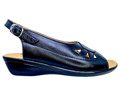 Foto 7 | Foto 7 | Sandalias para Mujer Enco Footwear de Piel Soft Comfort Negras