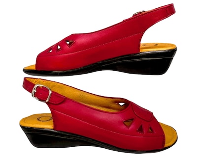 Foto 3 | Foto 3 | Sandalias para Mujer Enco Footwear de Piel Soft Comfort Rojas