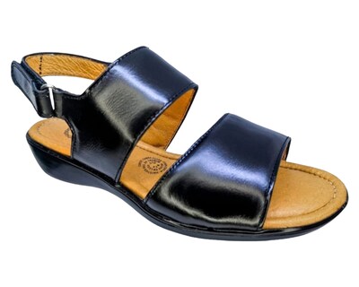 Foto 1 | Foto 1 | Sandalias para Mujer Enco Footwear de Piel Soft Comfort Negras