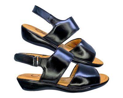 Foto 4 | Foto 4 | Sandalias para Mujer Enco Footwear de Piel Soft Comfort Negras