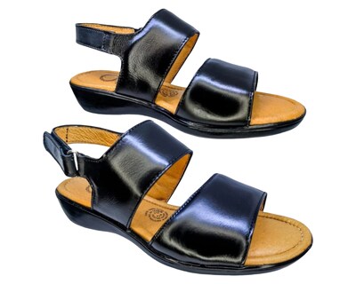 Foto 5 | Foto 5 | Sandalias para Mujer Enco Footwear de Piel Soft Comfort Negras