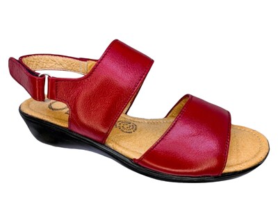 Foto 1 | Foto 1 | Sandalias para Mujer Enco Footwear de Piel Soft Comfort Rojas