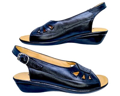 Foto 2 | Foto 2 | Sandalias para Mujer Enco Footwear de Piel Soft Comfort Negras