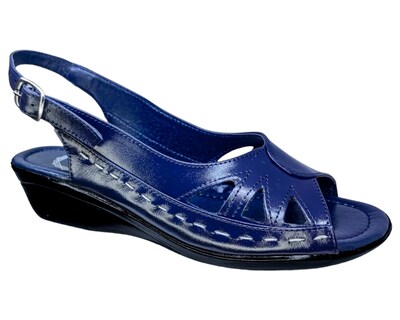 Foto 1 | Foto 1 | Sandalias Enco Footwear de Piel Azules para Mujer